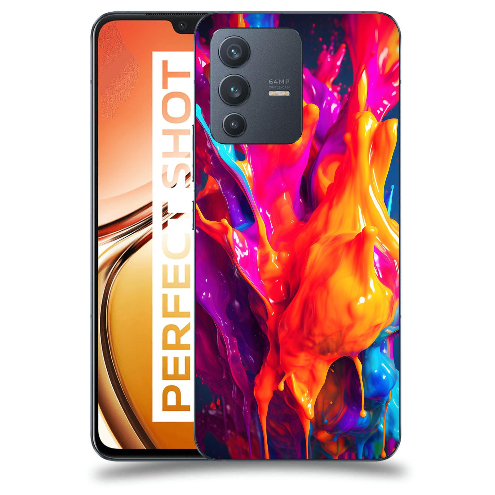 ACOVER Kryt na mobil Vivo V23 5G - Beautiful Liquid I