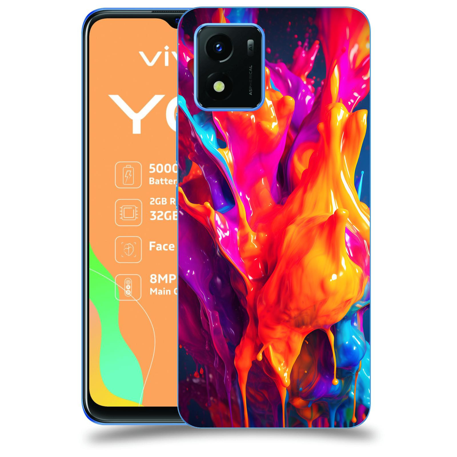 ACOVER Kryt na mobil Vivo Y01 - Beautiful Liquid I
