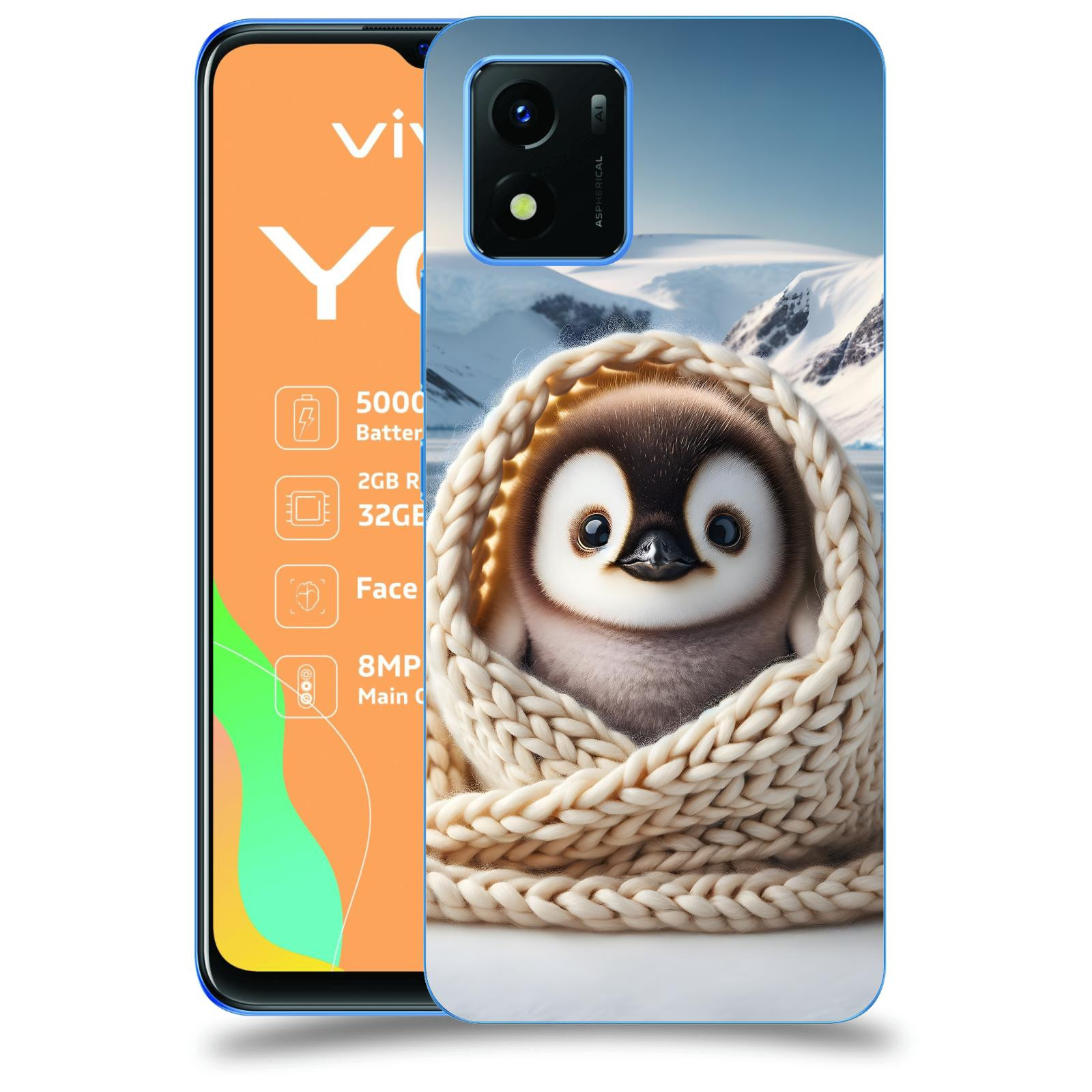 ACOVER Kryt na mobil Vivo Y01 - Tučňák