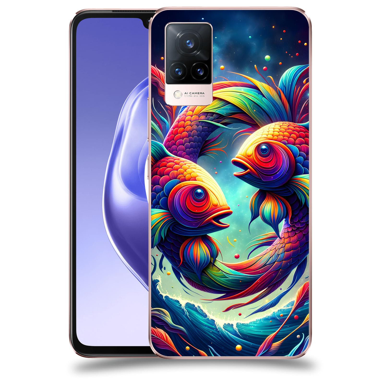 ACOVER Kryt na mobil Vivo V21 5G - Ryby