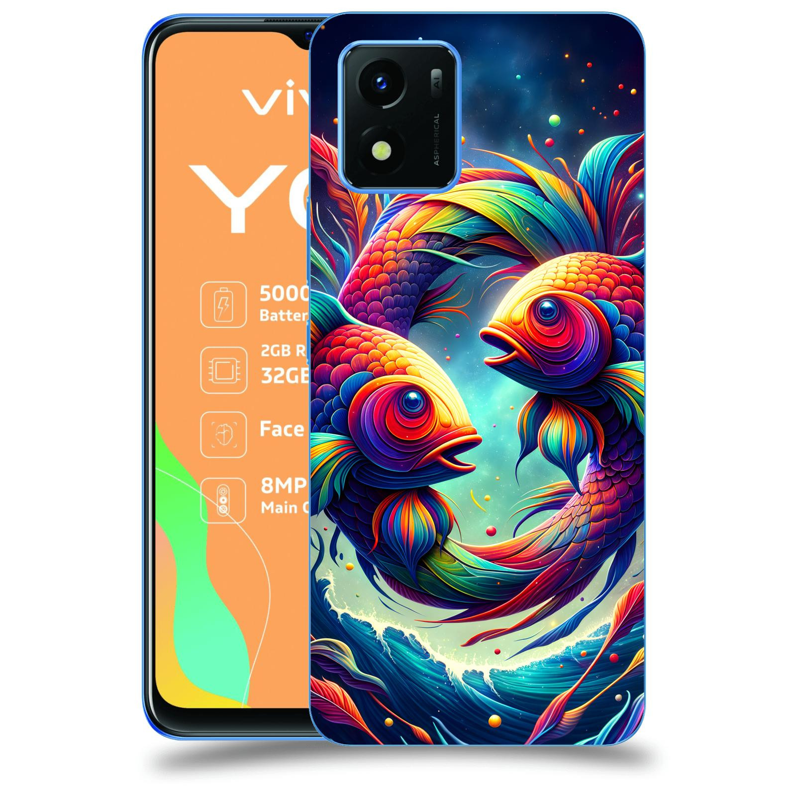 ACOVER Kryt na mobil Vivo Y01 - Ryby