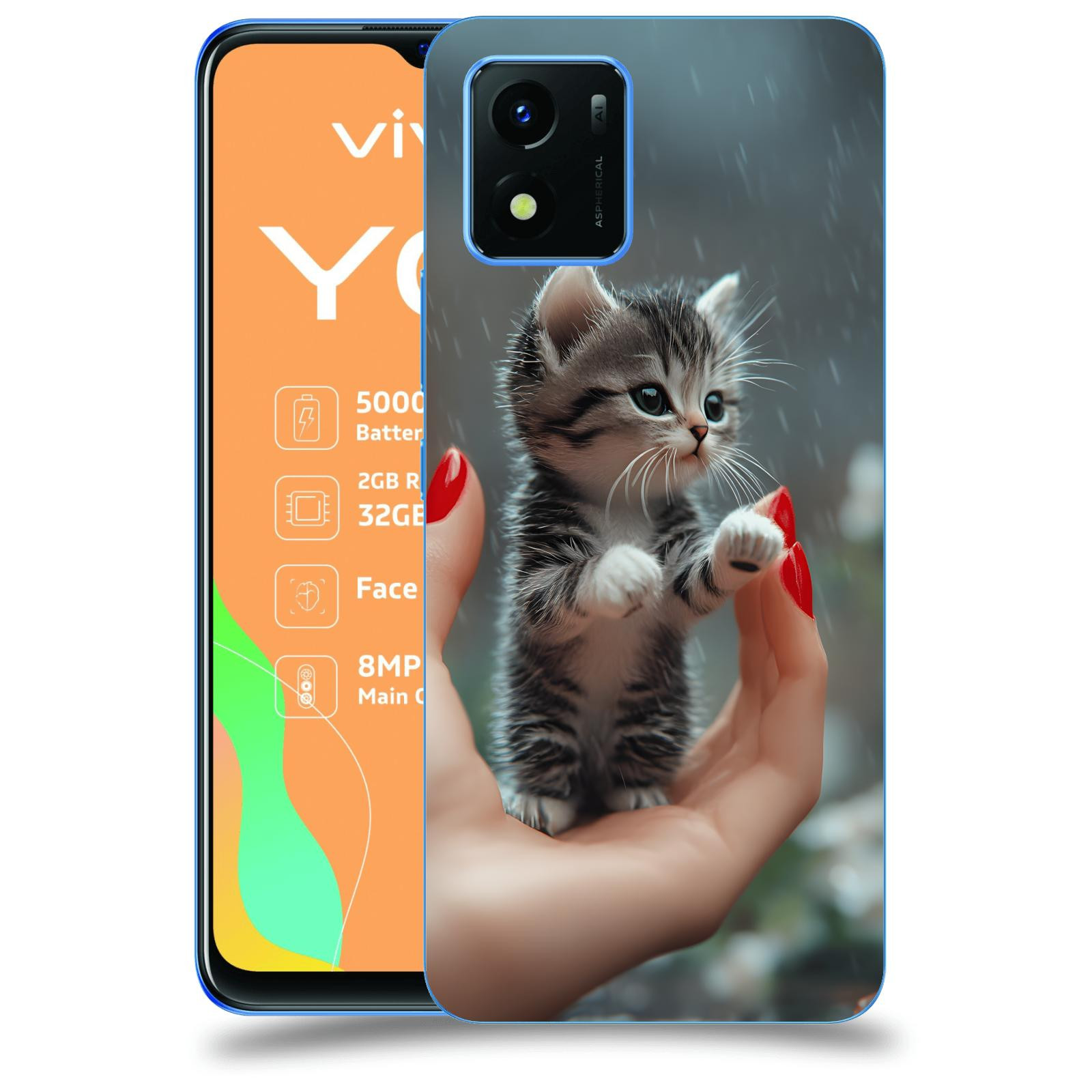 ACOVER Kryt na mobil Vivo Y01 - Koťátko