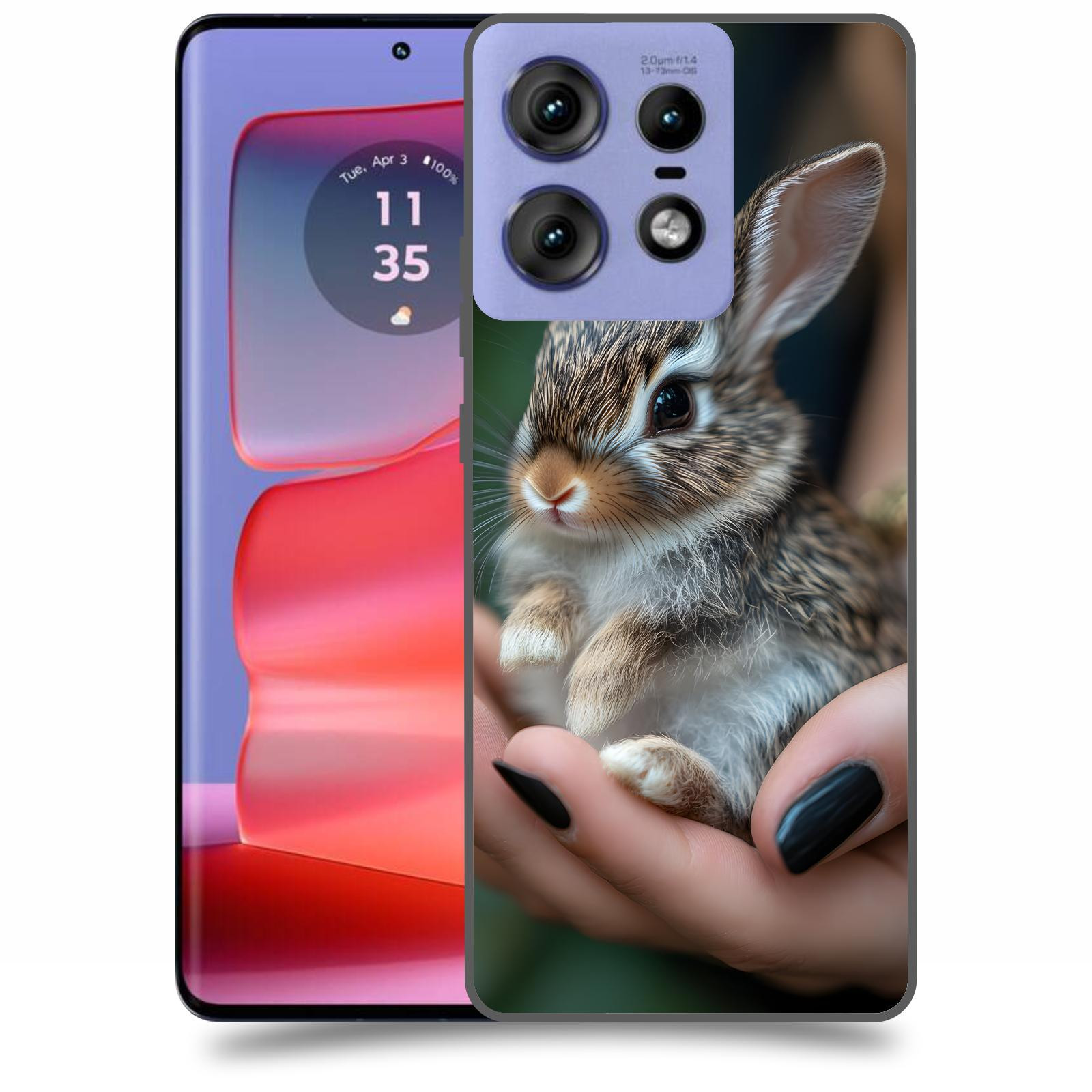 ACOVER Kryt na mobil Motorola Edge 50 Pro - Králíček