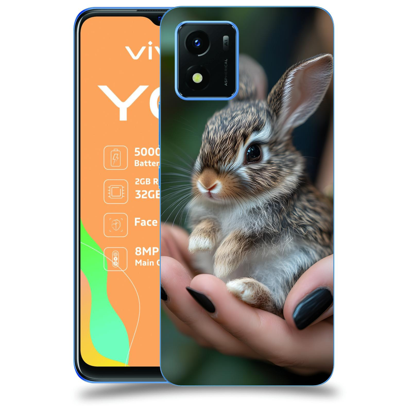 ACOVER Kryt na mobil Vivo Y01 - Králíček