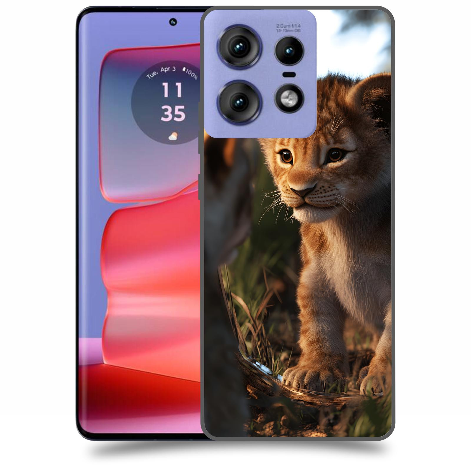 ACOVER Kryt na mobil Motorola Edge 50 Pro - Lvíče