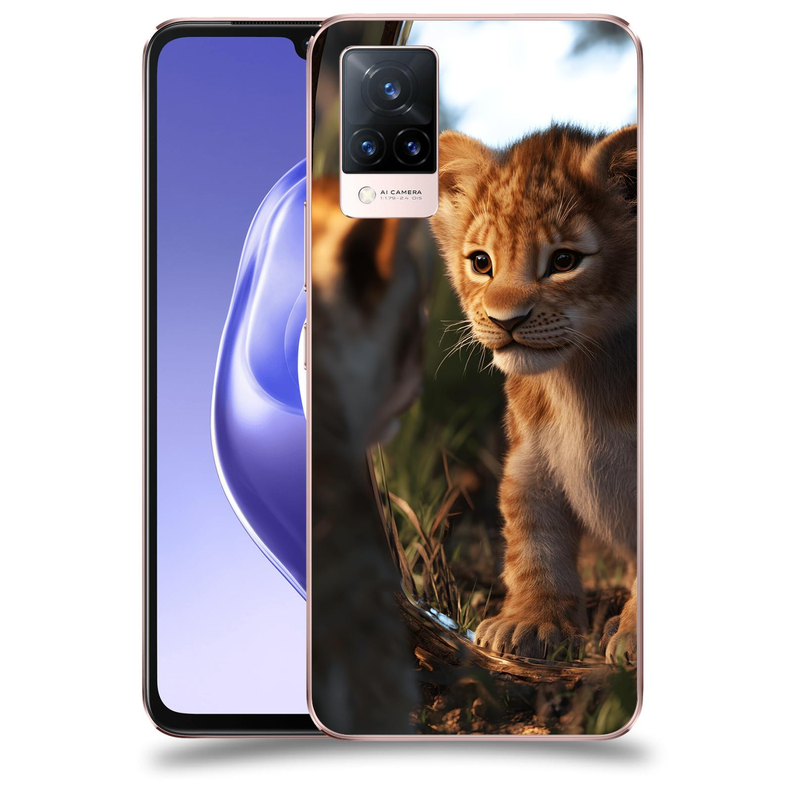 ACOVER Kryt na mobil Vivo V21 5G - Lvíče