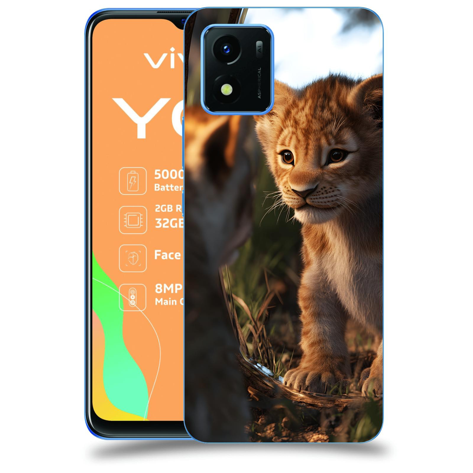 ACOVER Kryt na mobil Vivo Y01 - Lvíče