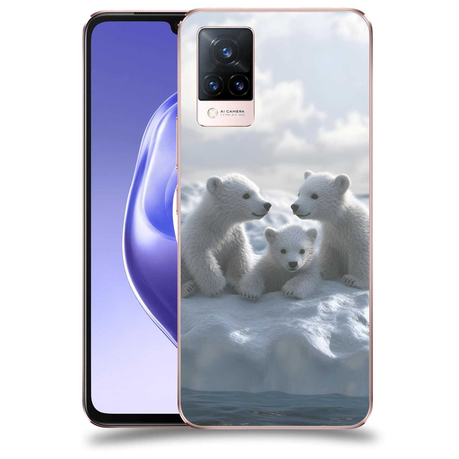 ACOVER Kryt na mobil Vivo V21 5G - Medvíďata