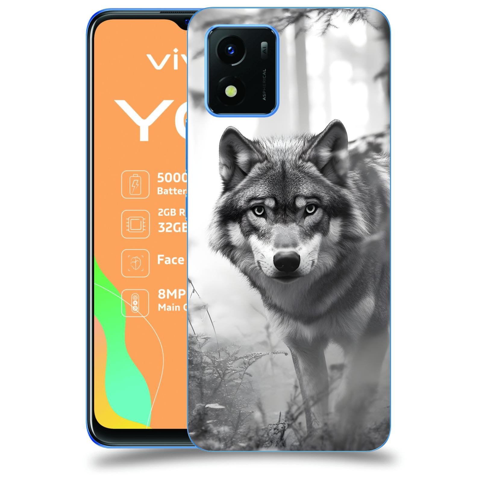 ACOVER Kryt na mobil Vivo Y01 - Vlk
