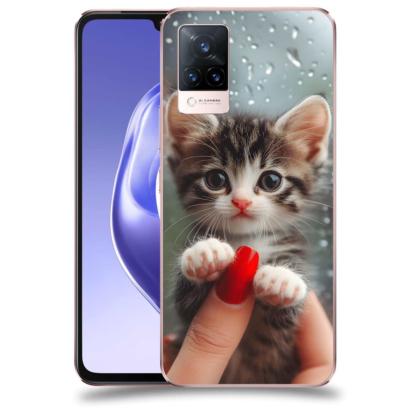 ACOVER Kryt na mobil Vivo V21 5G - Koťátko 2