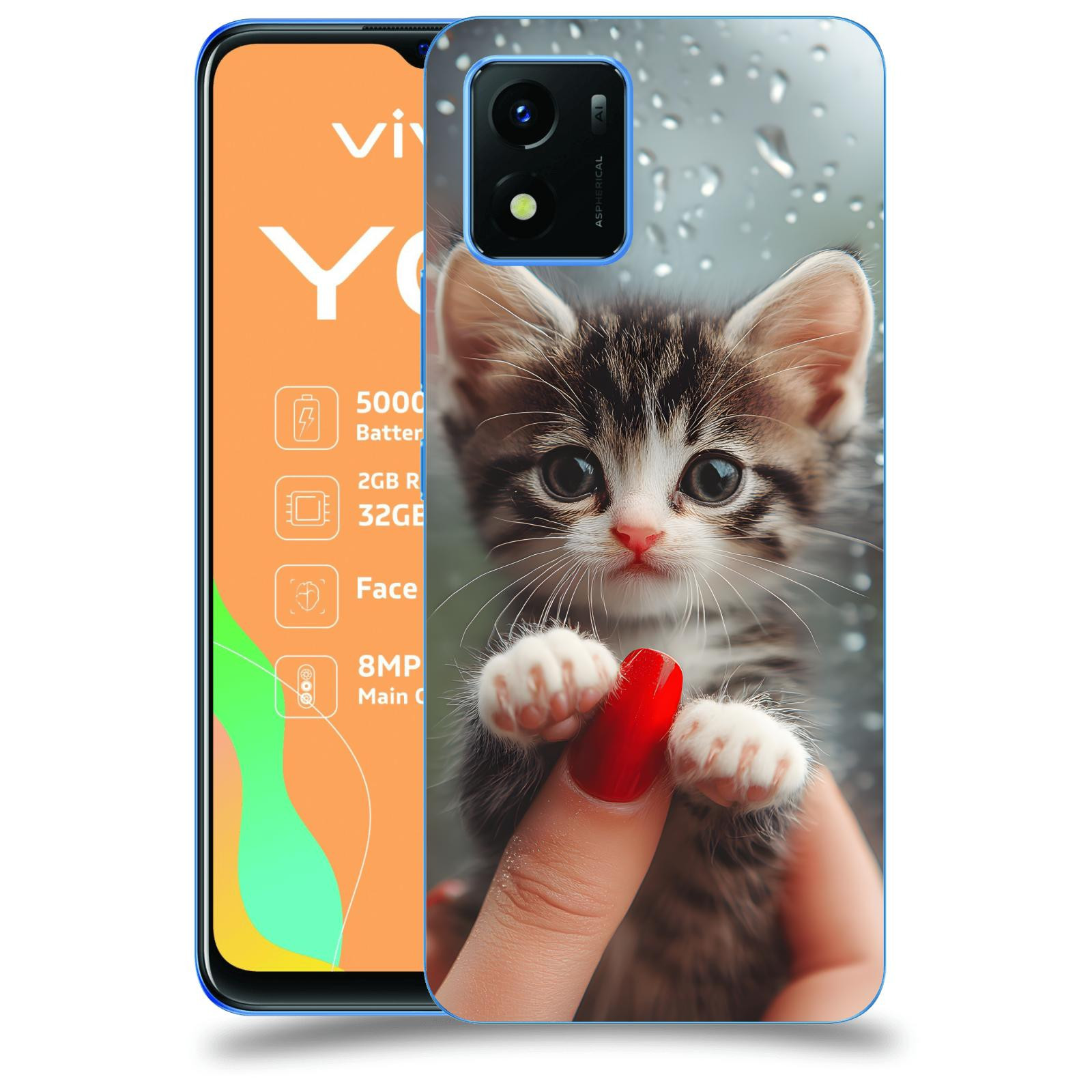 ACOVER Kryt na mobil Vivo Y01 - Koťátko 2