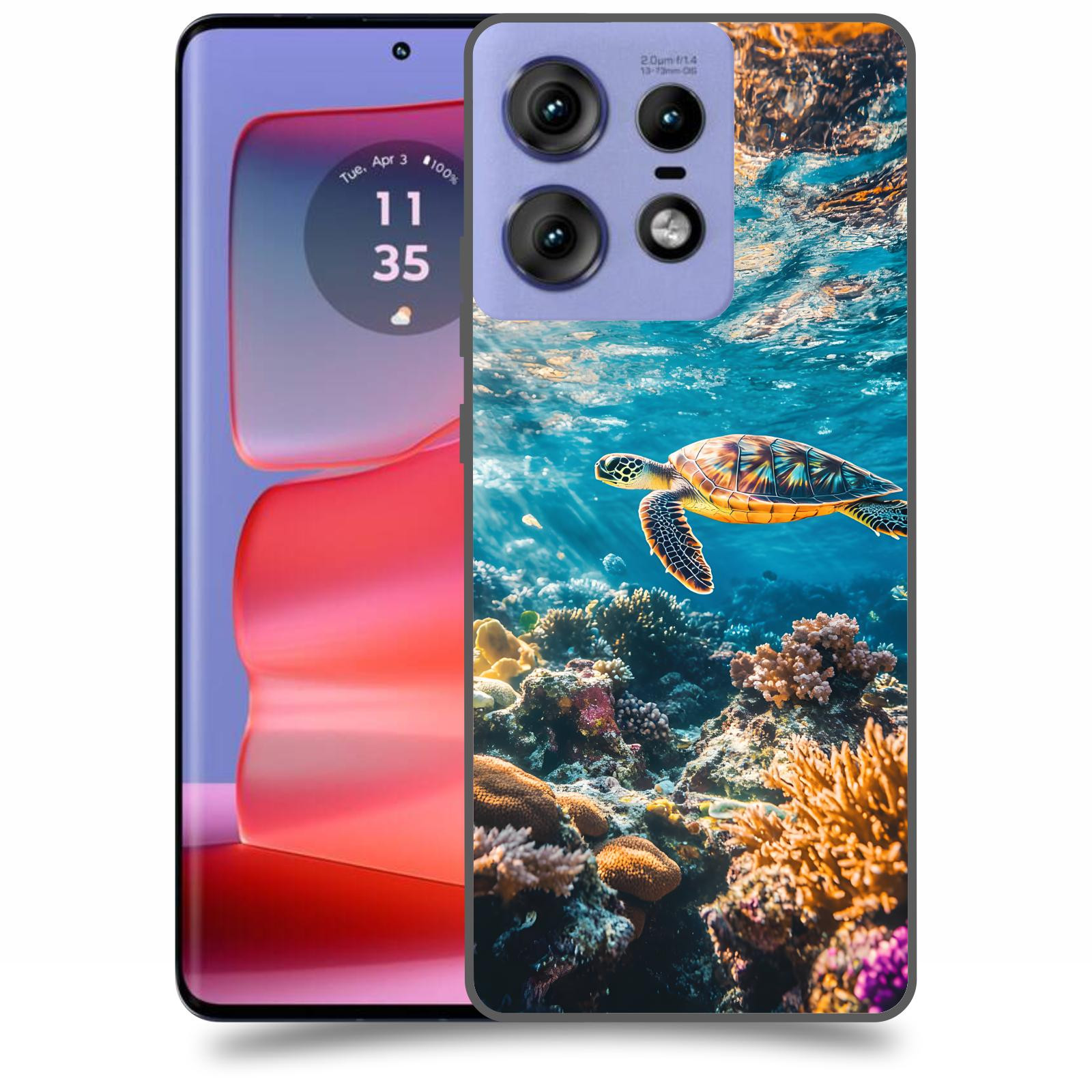 ACOVER Kryt na mobil Motorola Edge 50 Pro - Želva