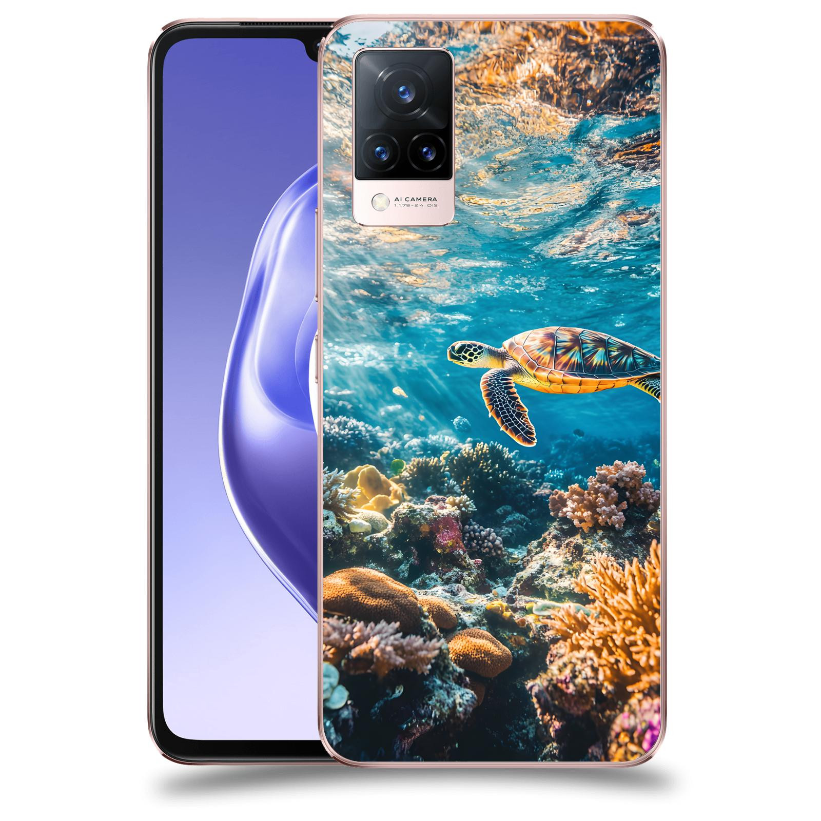 ACOVER Kryt na mobil Vivo V21 5G - Želva