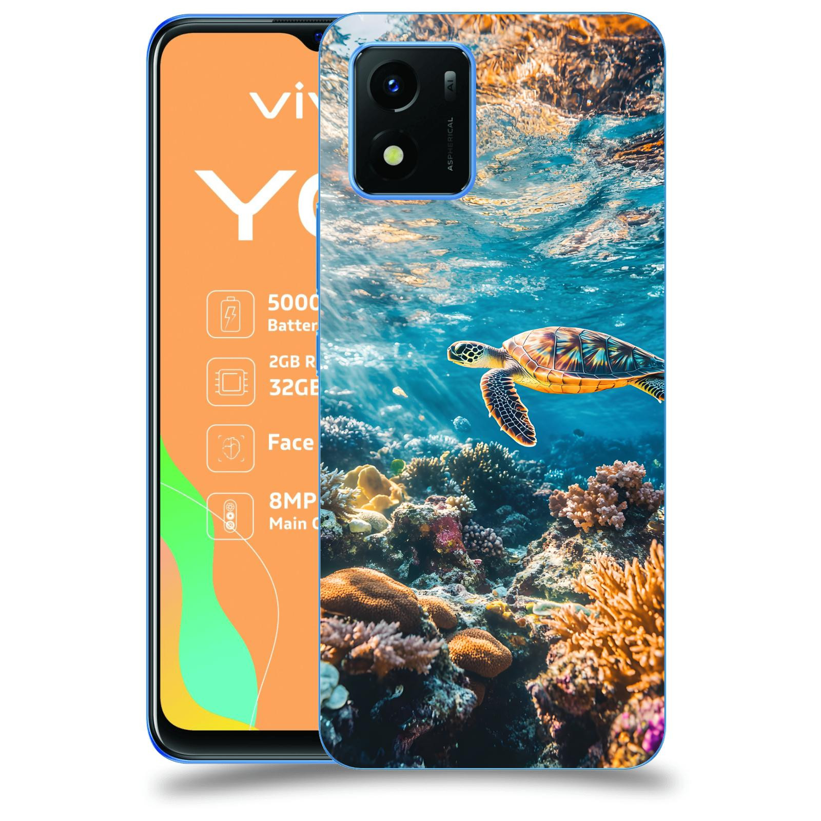 ACOVER Kryt na mobil Vivo Y01 - Želva