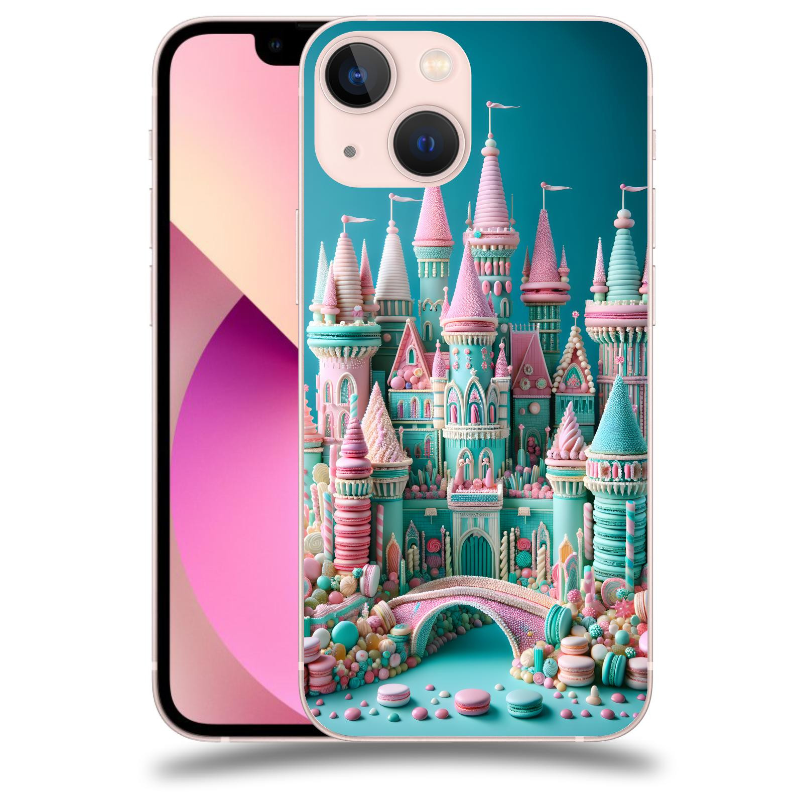 ACOVER Kryt na mobil Apple iPhone 13 mini - Candy castle 2