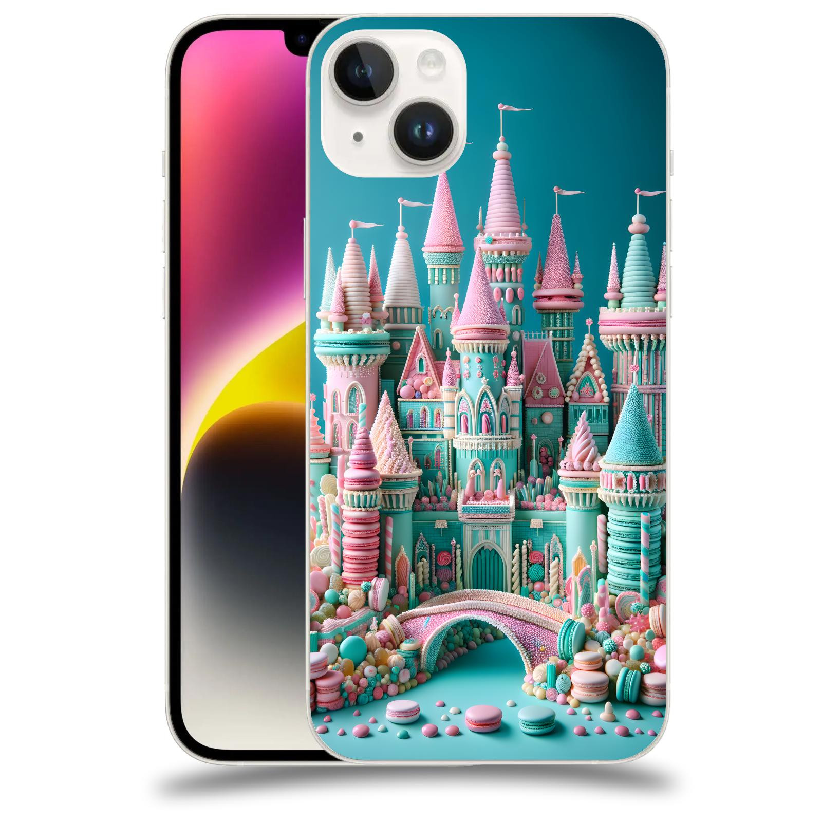 ACOVER Kryt na mobil Apple iPhone 14 Plus - Candy castle 2
