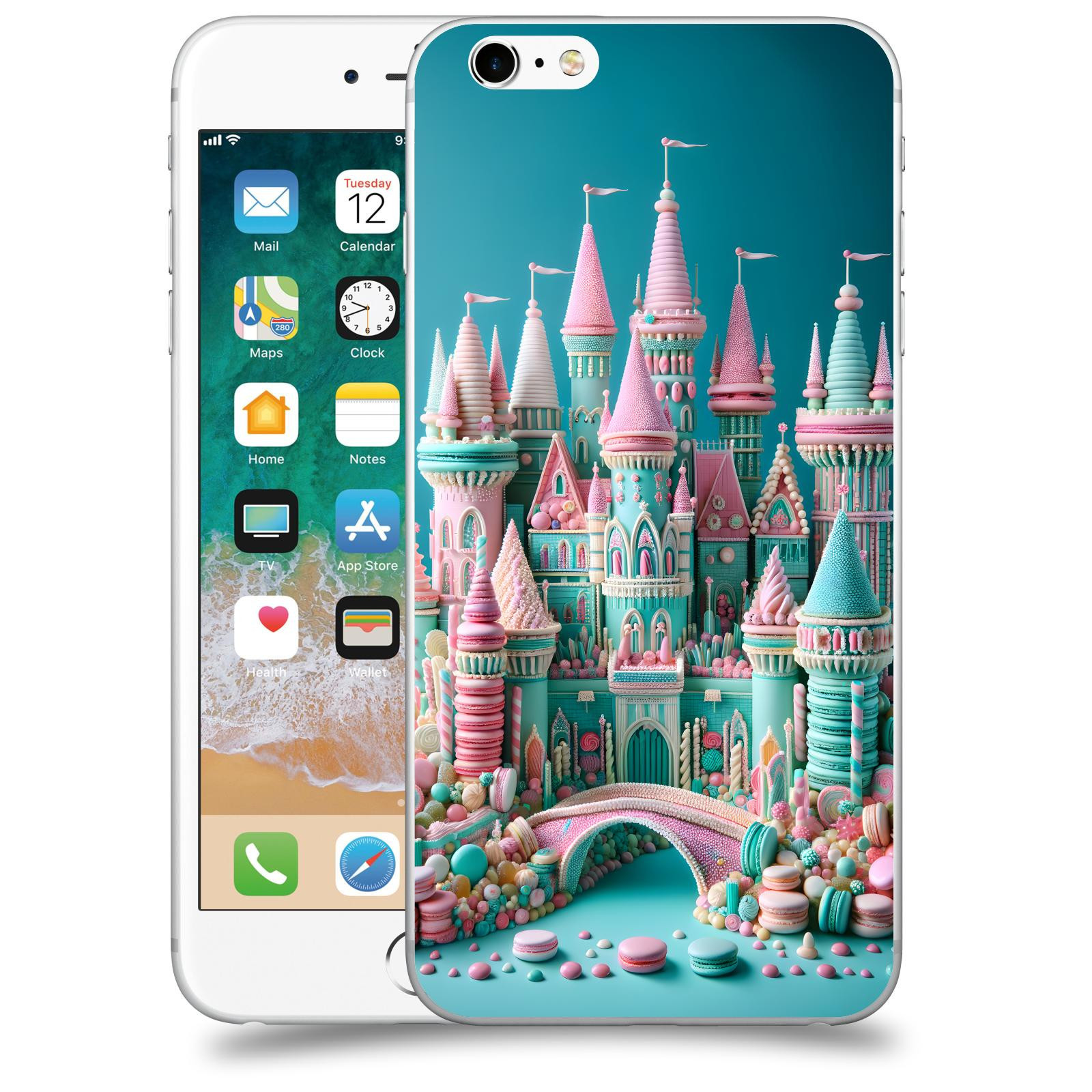 ACOVER Kryt na mobil Apple iPhone 6 Plus/6S Plus - Candy castle 2