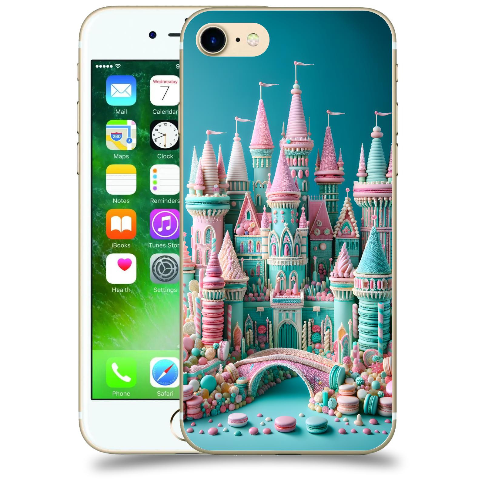 ACOVER Kryt na mobil Apple iPhone 7 - Candy castle 2