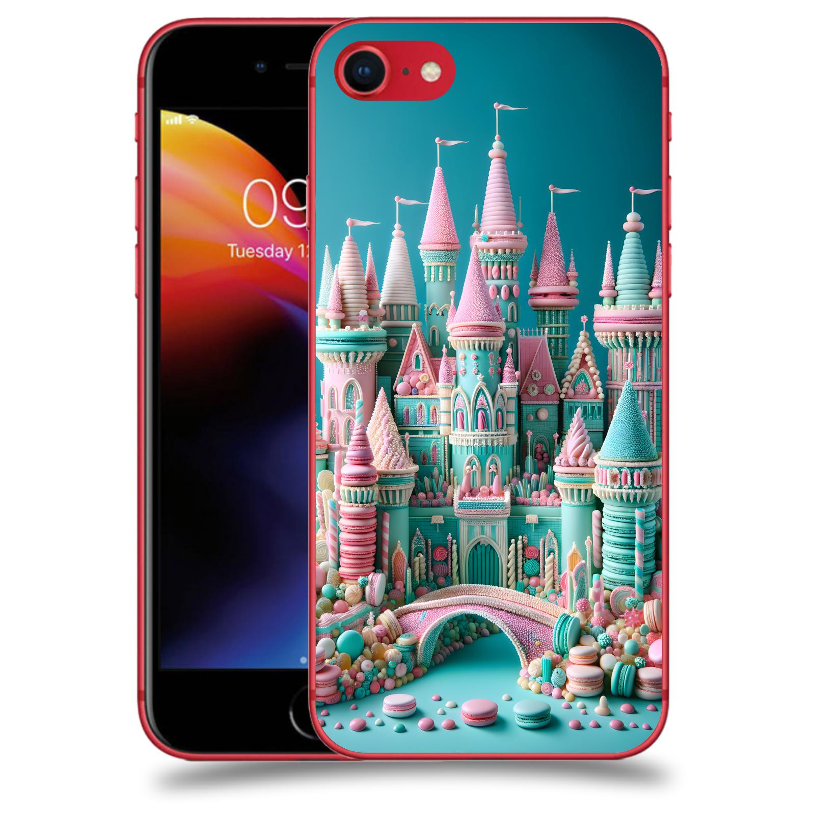 ACOVER Kryt na mobil Apple iPhone 8 - Candy castle 2