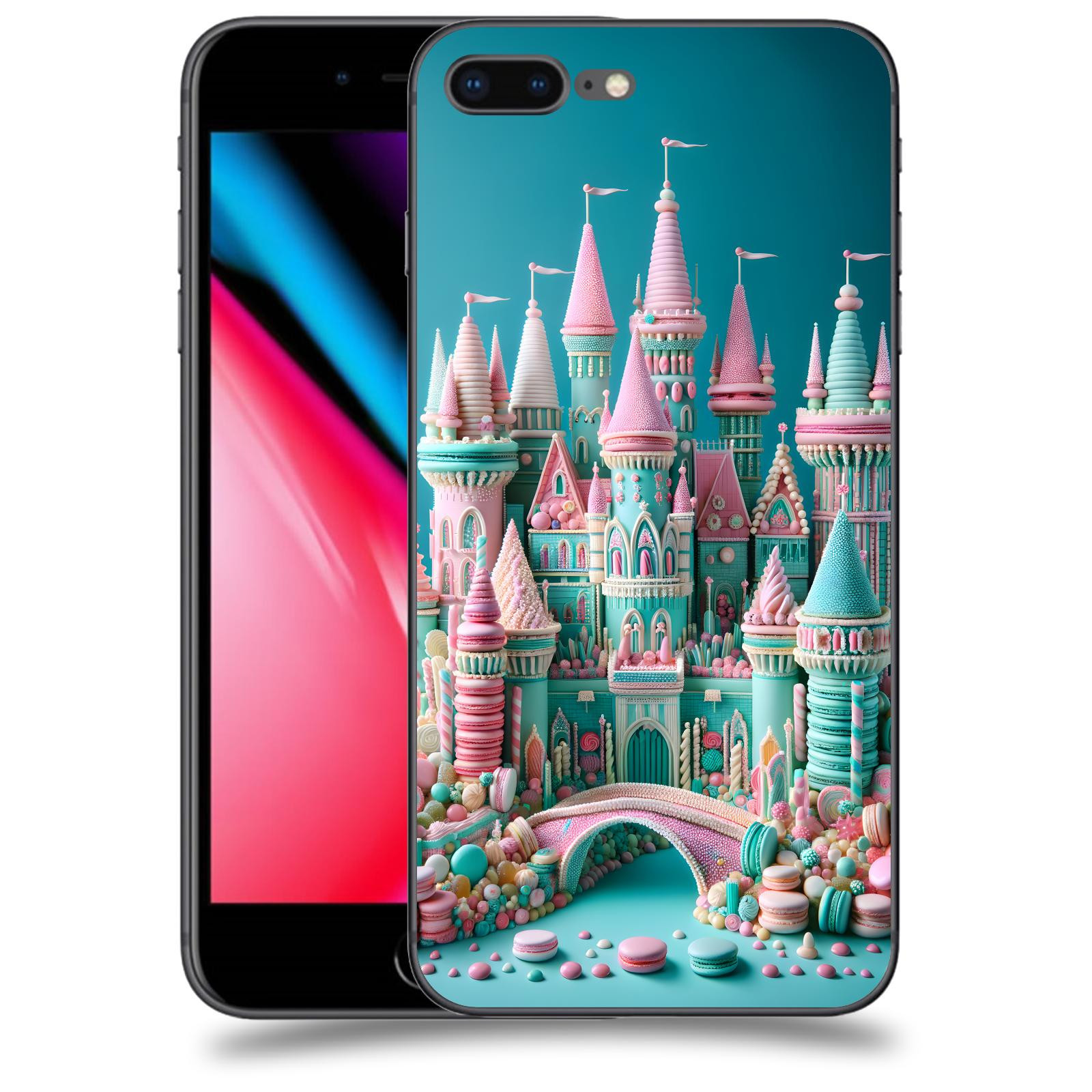 ACOVER Kryt na mobil Apple iPhone 8 Plus - Candy castle 2