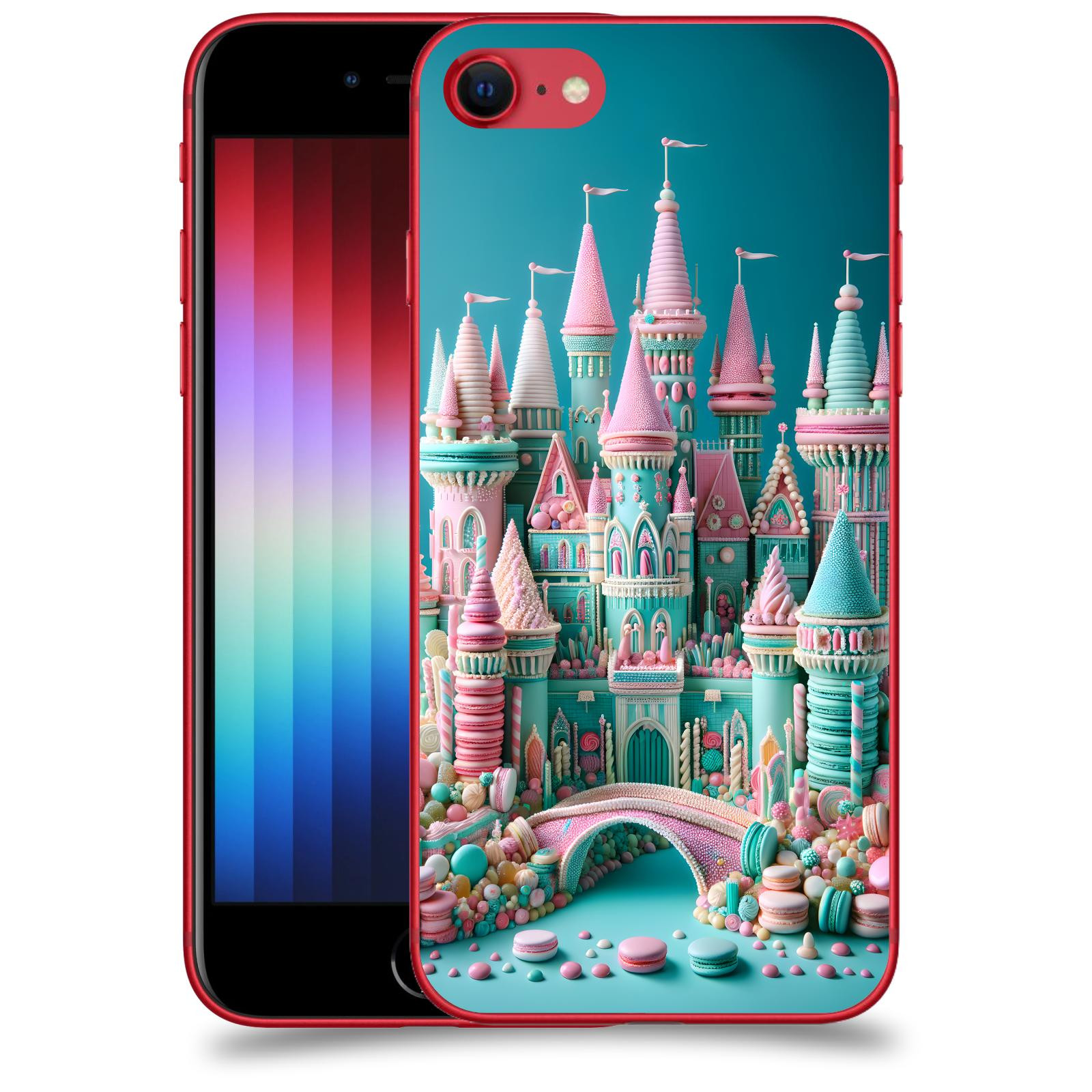 ACOVER Kryt na mobil Apple iPhone SE 2022 - Candy castle 2