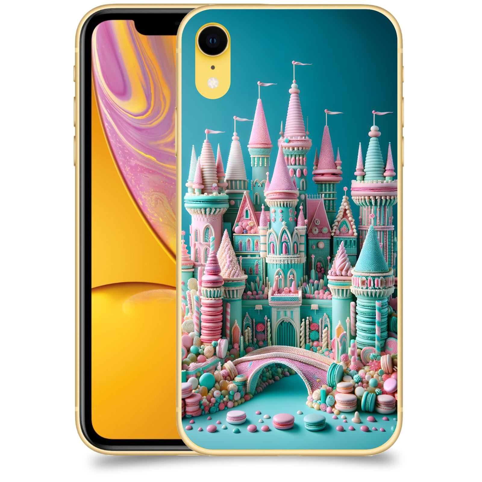ACOVER Kryt na mobil Apple iPhone XR - Candy castle 2
