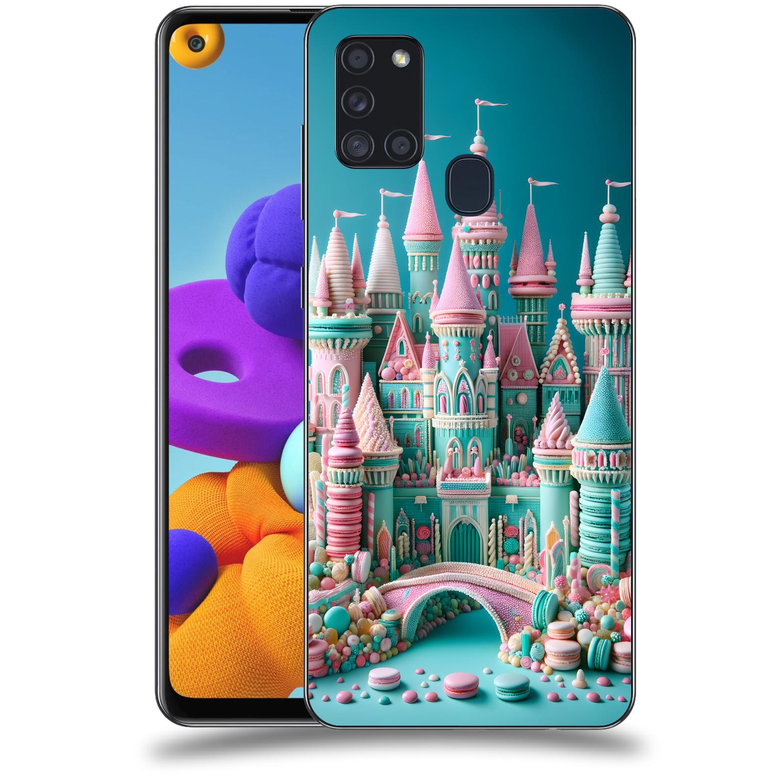 ACOVER Kryt na mobil Samsung Galaxy A21s - Candy castle 2