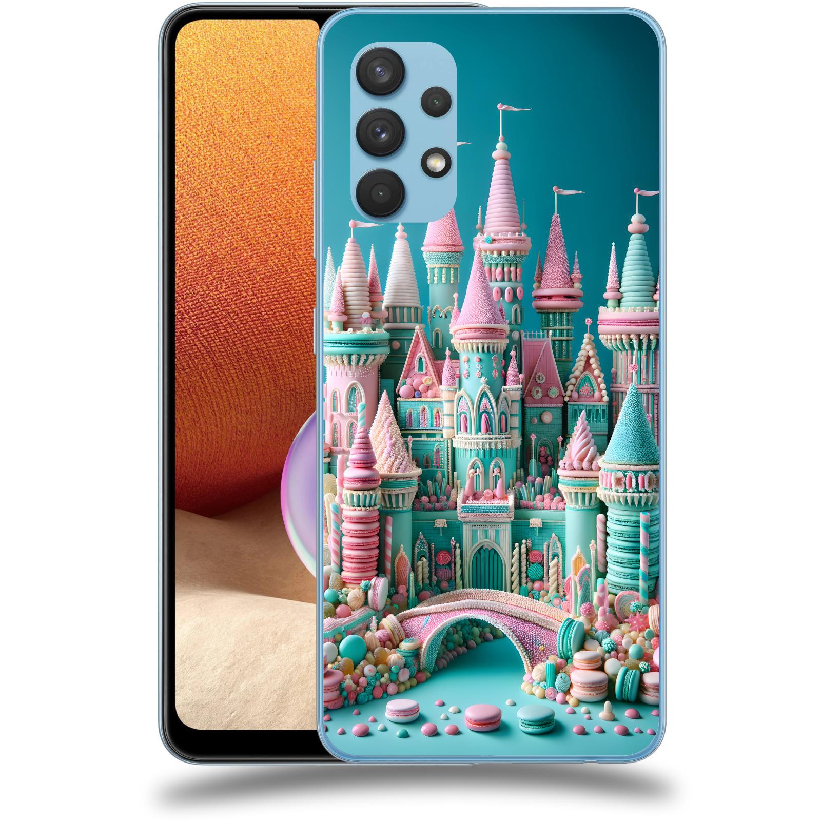 ACOVER Kryt na mobil Samsung Galaxy A32 4G SM-A325F - Candy castle 2