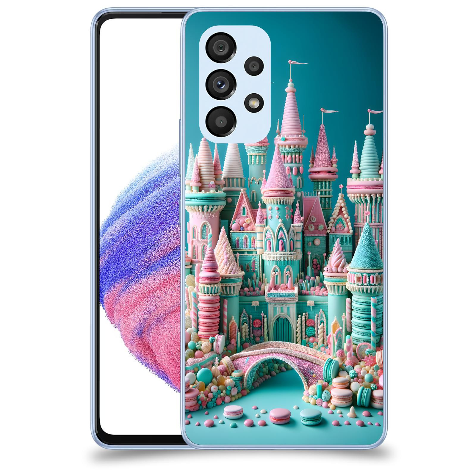 ACOVER Kryt na mobil Samsung Galaxy A32 5G A326B - Candy castle 2