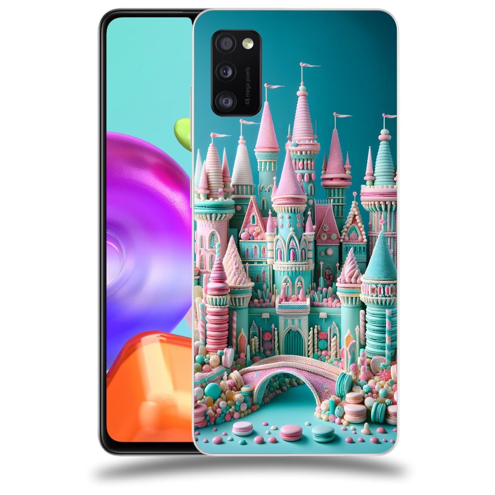 ACOVER Kryt na mobil Samsung Galaxy A41 A415F - Candy castle 2