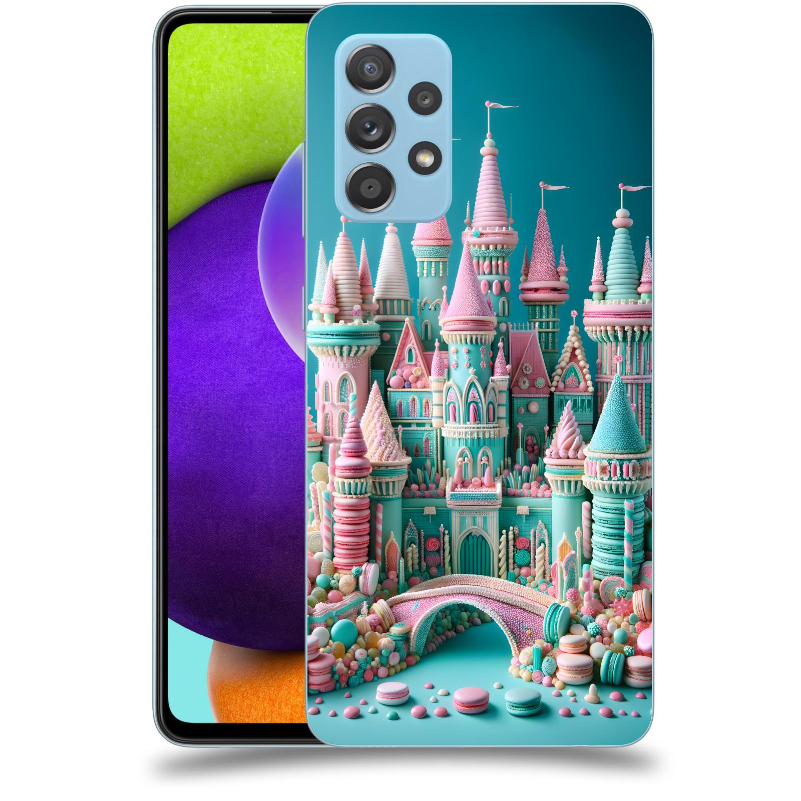 ACOVER Kryt na mobil Samsung Galaxy A52 A525F - Candy castle 2