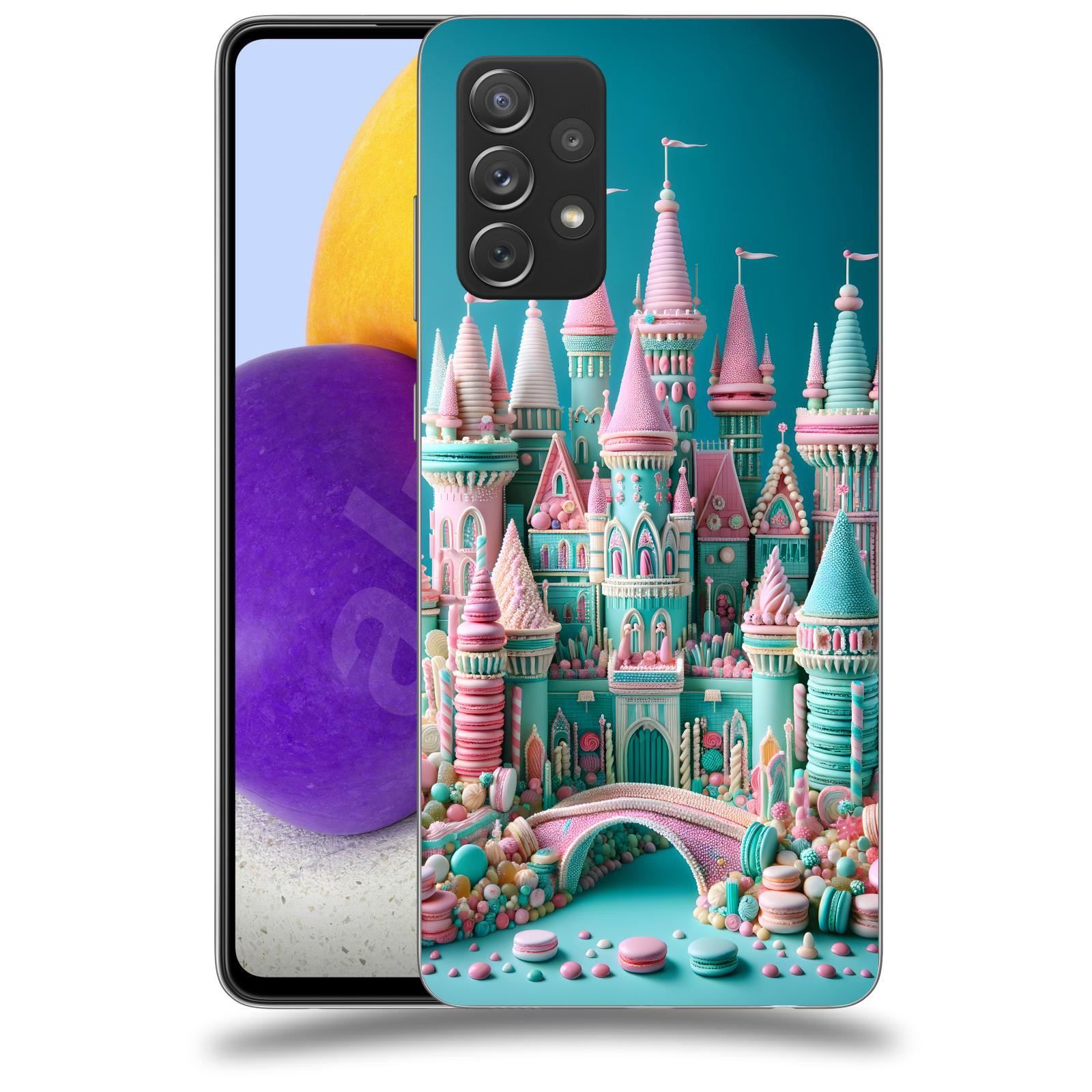 ACOVER Kryt na mobil Samsung Galaxy A73 5G - Candy castle 2