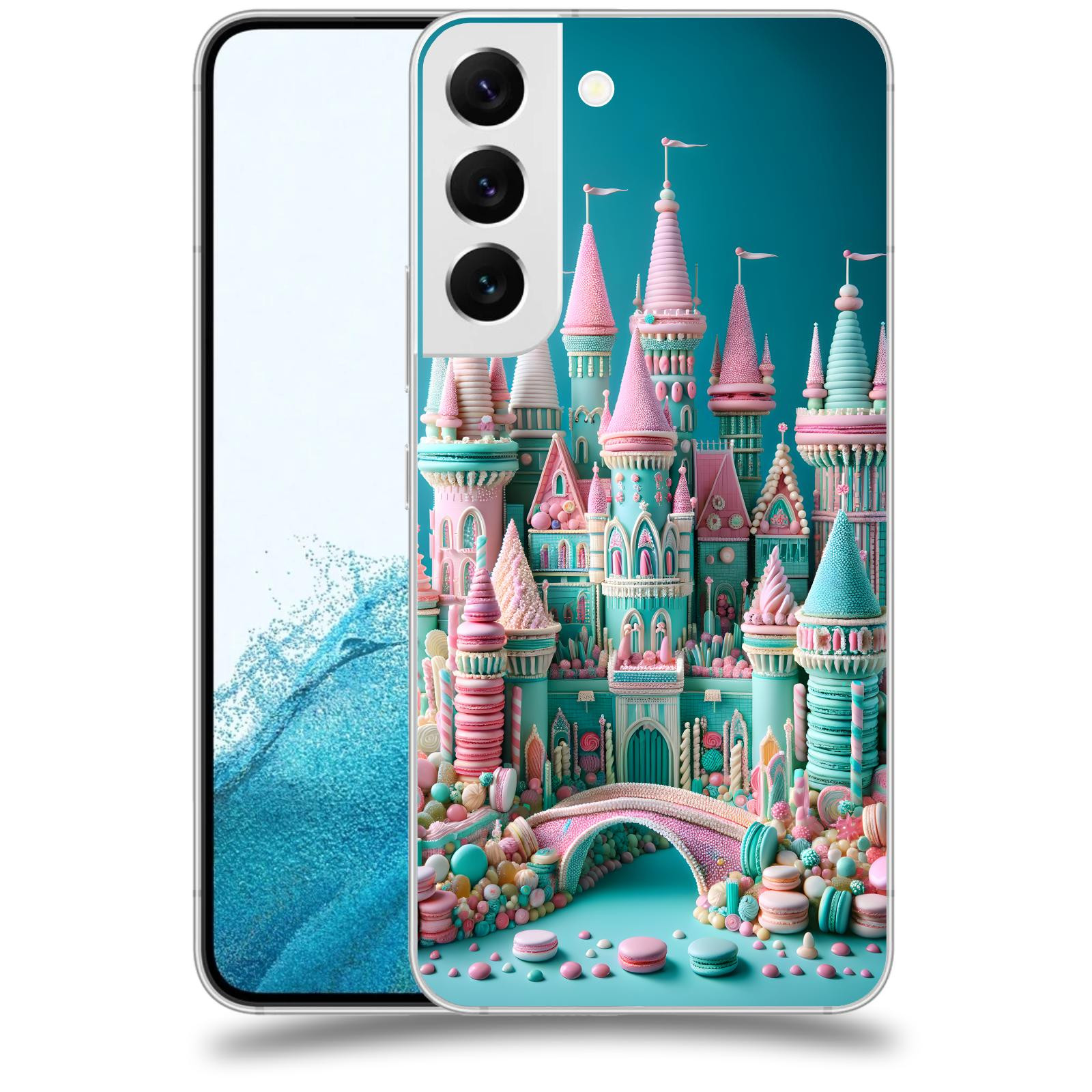 ACOVER Kryt na mobil Samsung Galaxy S22 5G - Candy castle 2
