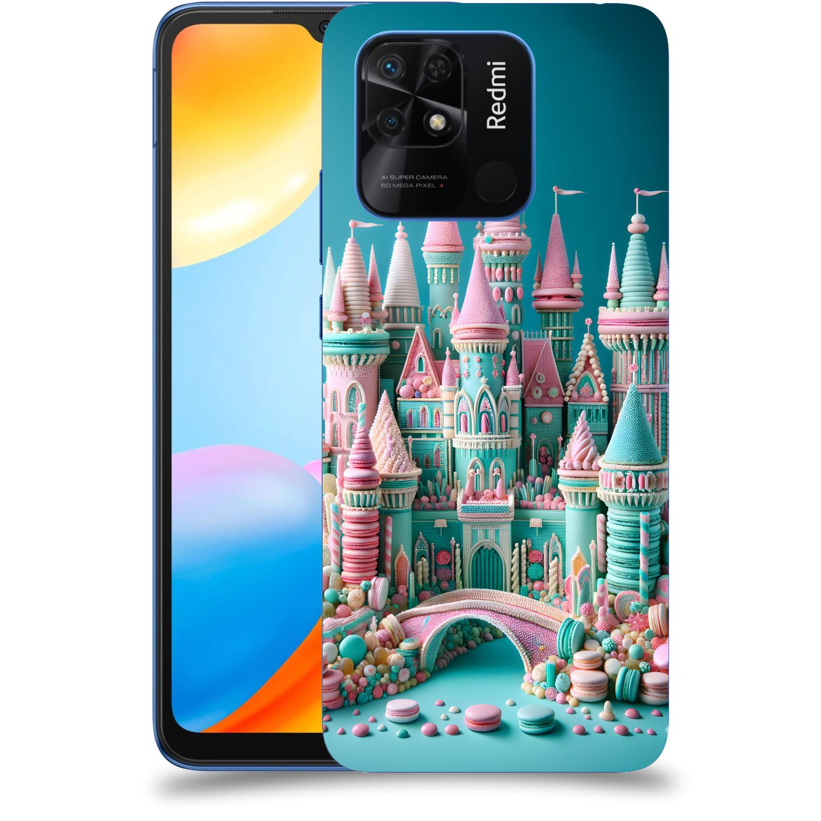 ACOVER Kryt na mobil Xiaomi Redmi 10C - Candy castle 2