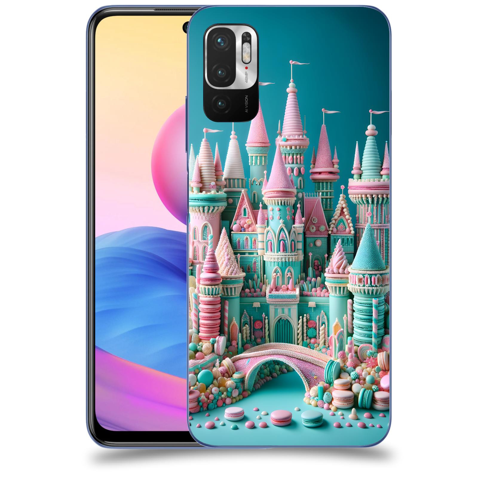 ACOVER Kryt na mobil Xiaomi Redmi Note 10 5G - Candy castle 2
