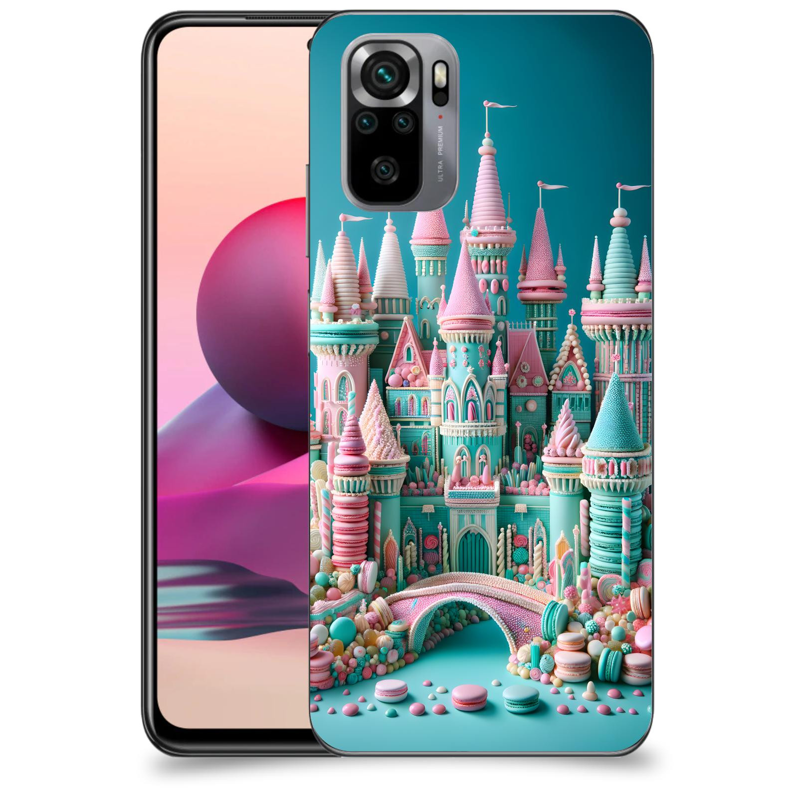 ACOVER Kryt na mobil Xiaomi Redmi Note 10S - Candy castle 2