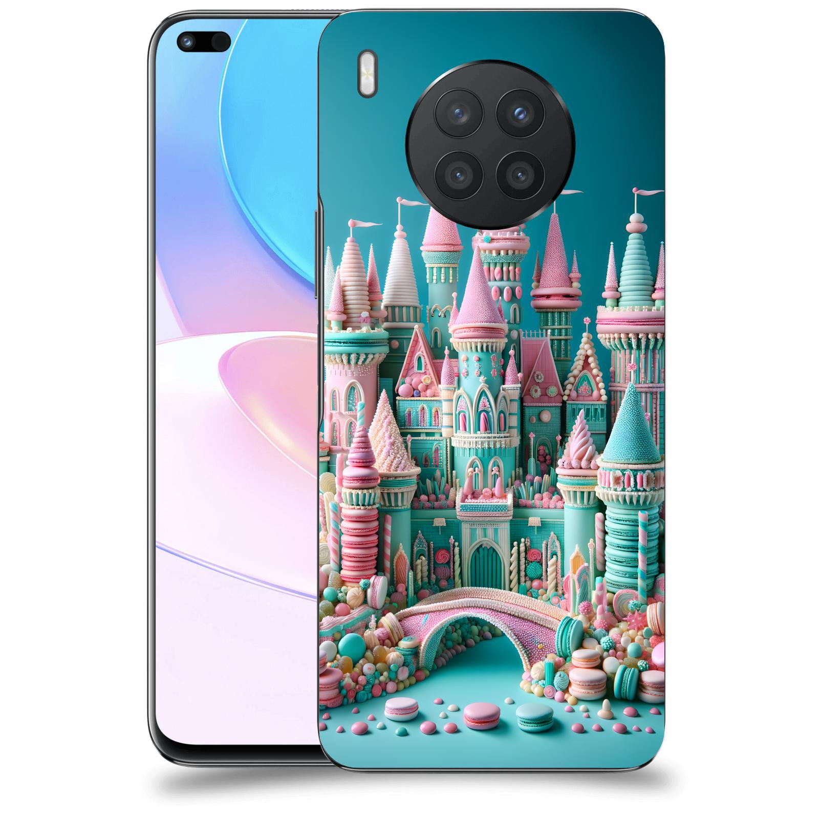 ACOVER Kryt na mobil Honor 50 Lite - Candy castle 2