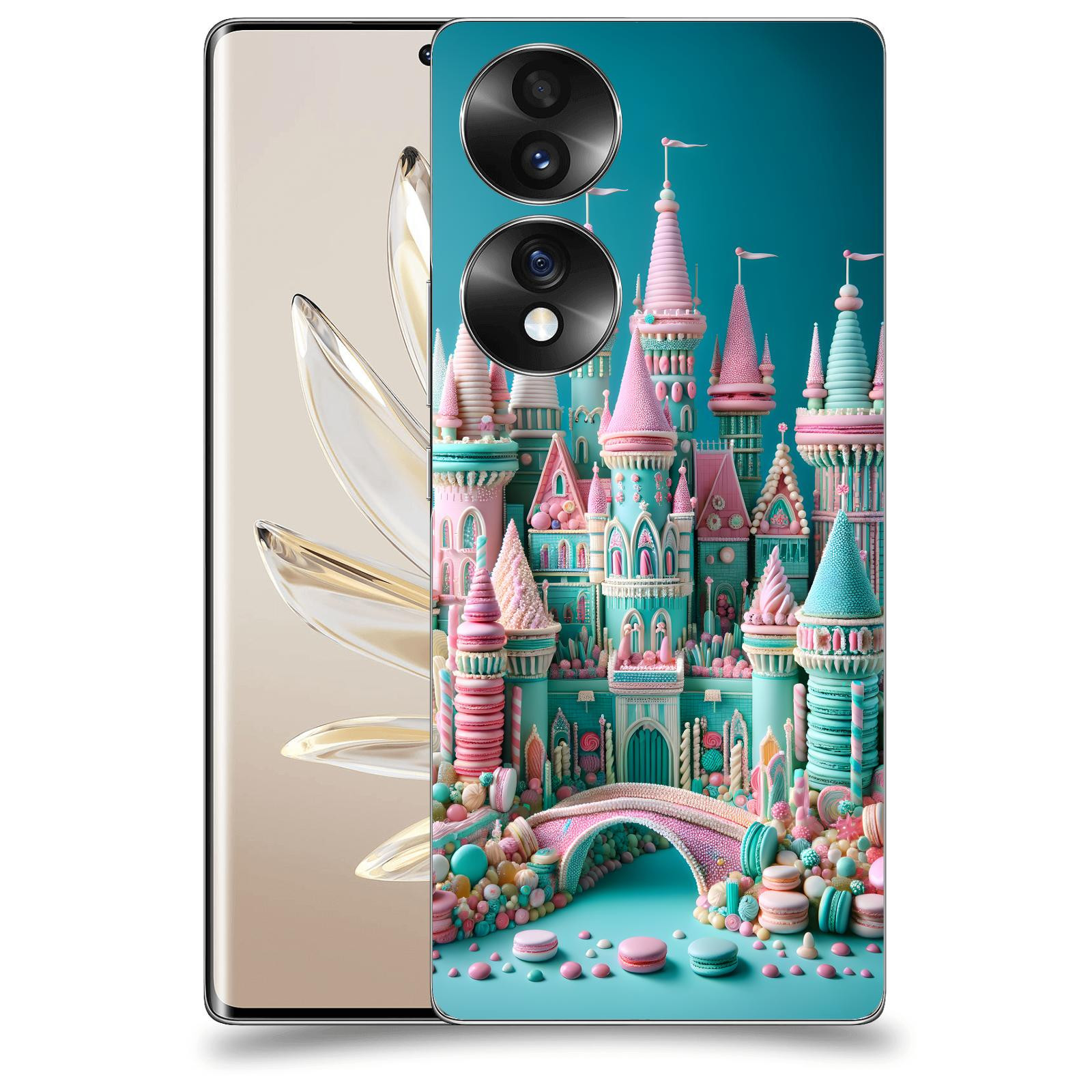 ACOVER Kryt na mobil Honor 70 - Candy castle 2