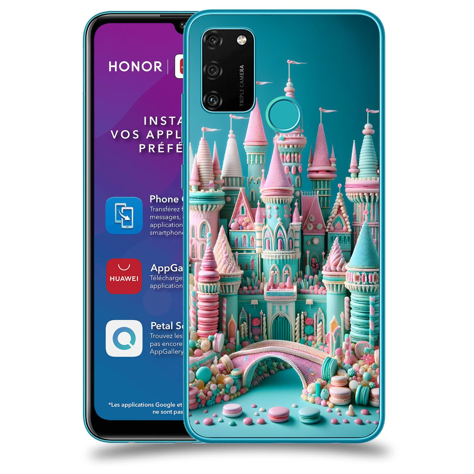 ACOVER Kryt na mobil Honor 9A - Candy castle 2