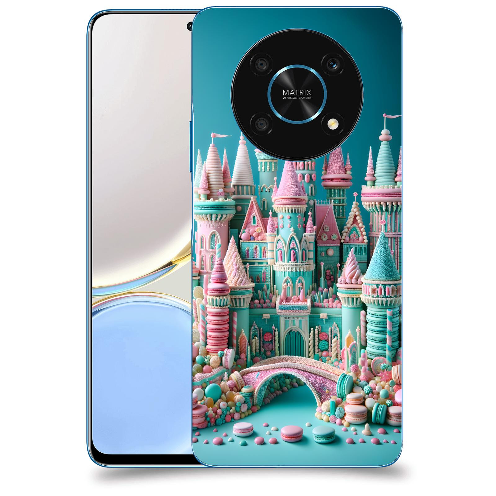 ACOVER Kryt na mobil Honor Magic 4 Lite 5G - Candy castle 2