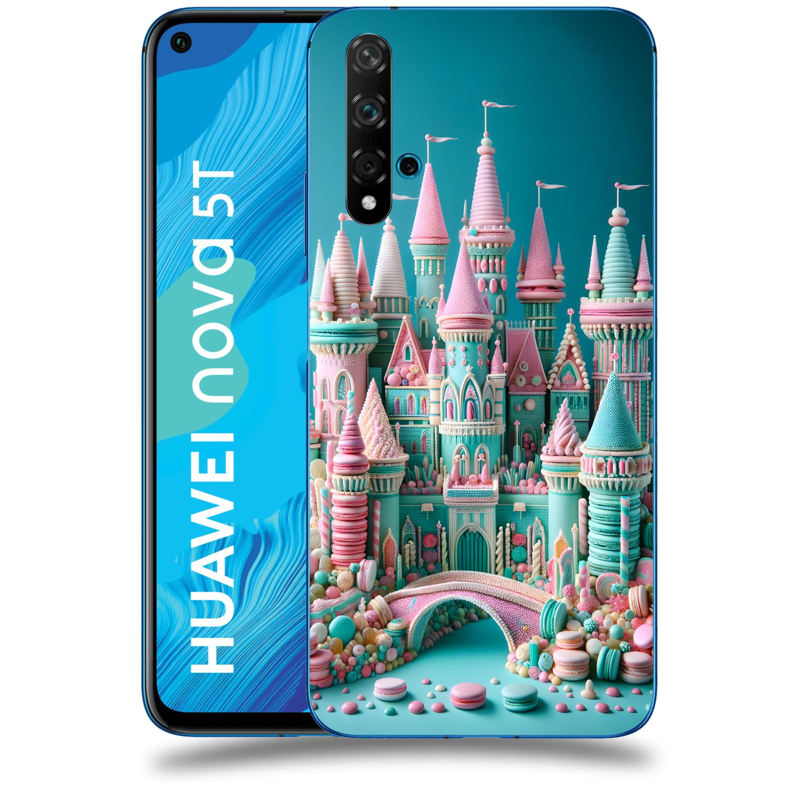 ACOVER Kryt na mobil Huawei Nova 5T - Candy castle 2