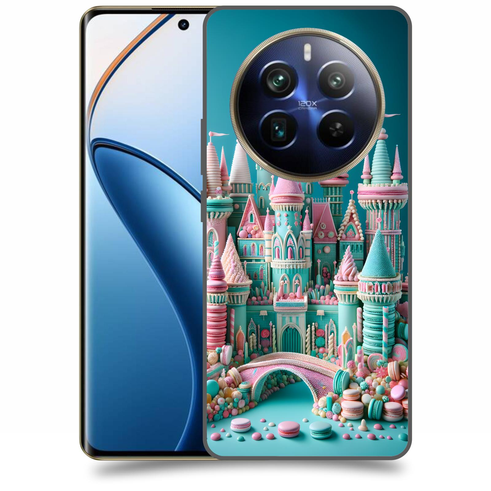 ACOVER Kryt na mobil Realme 12 pro+ 5g - Candy castle 2