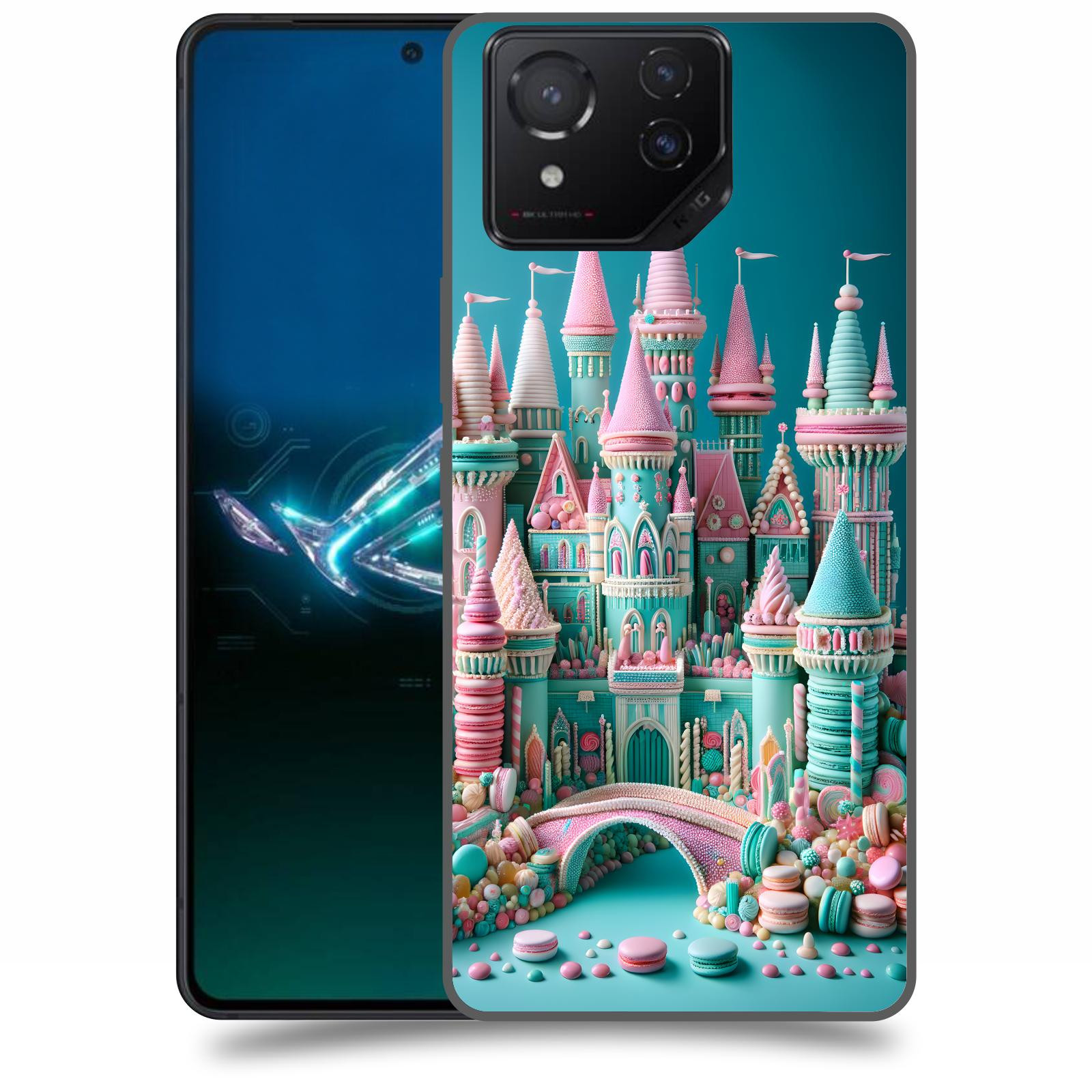 ACOVER Kryt na mobil Asus ROG Phone 8 - Candy castle 2