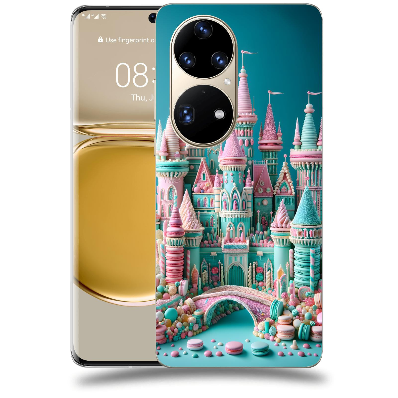 ACOVER Kryt na mobil Huawei P50 - Candy castle 2
