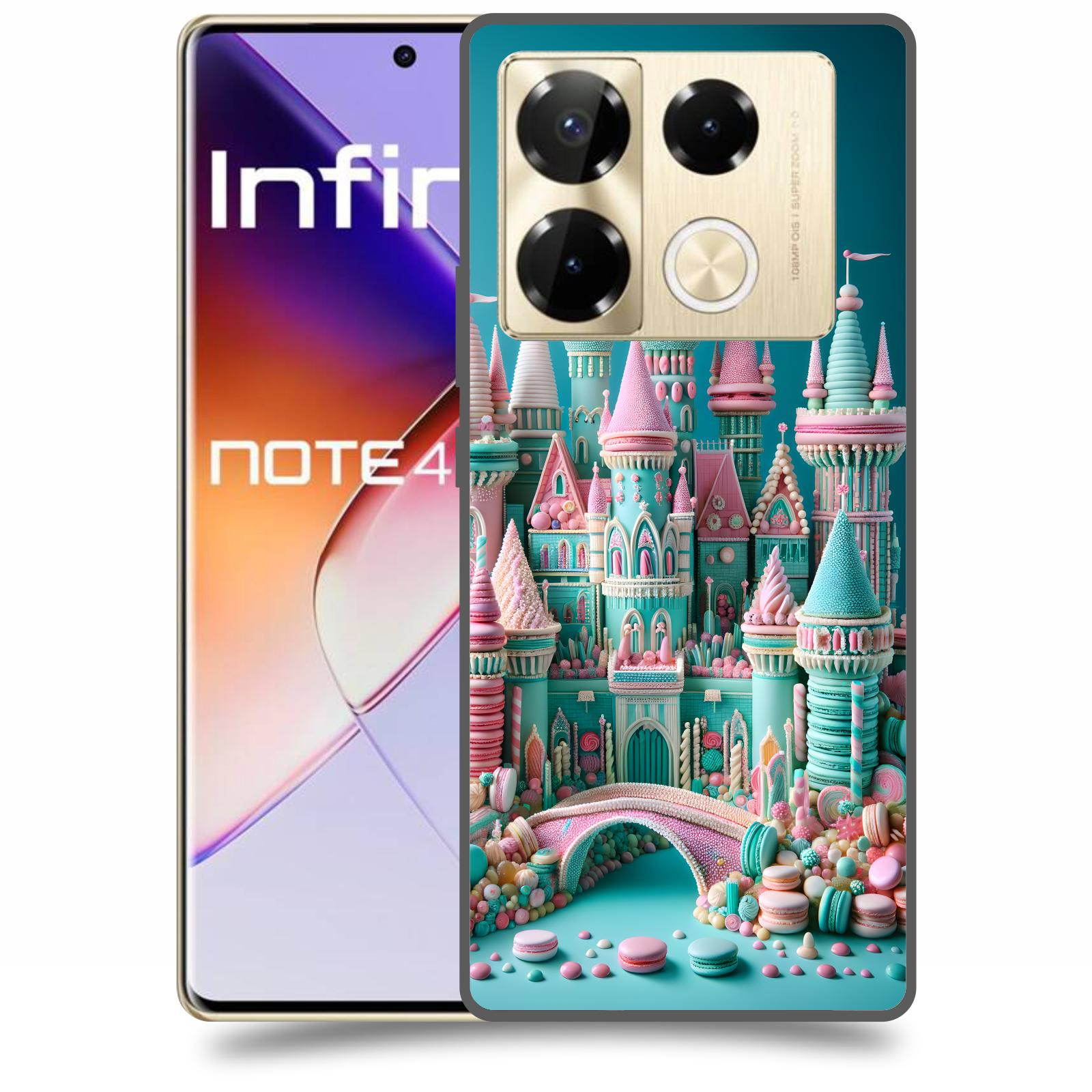 ACOVER Kryt na mobil Infinix Note 40 PRO - Candy castle 2