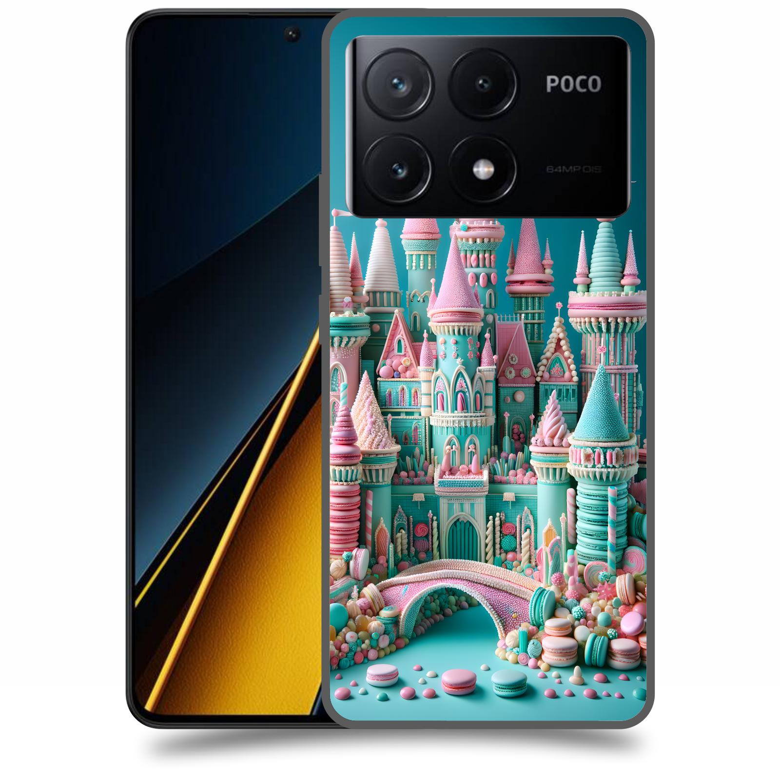 ACOVER Kryt na mobil Poco X6 Pro 5G - Candy castle 2