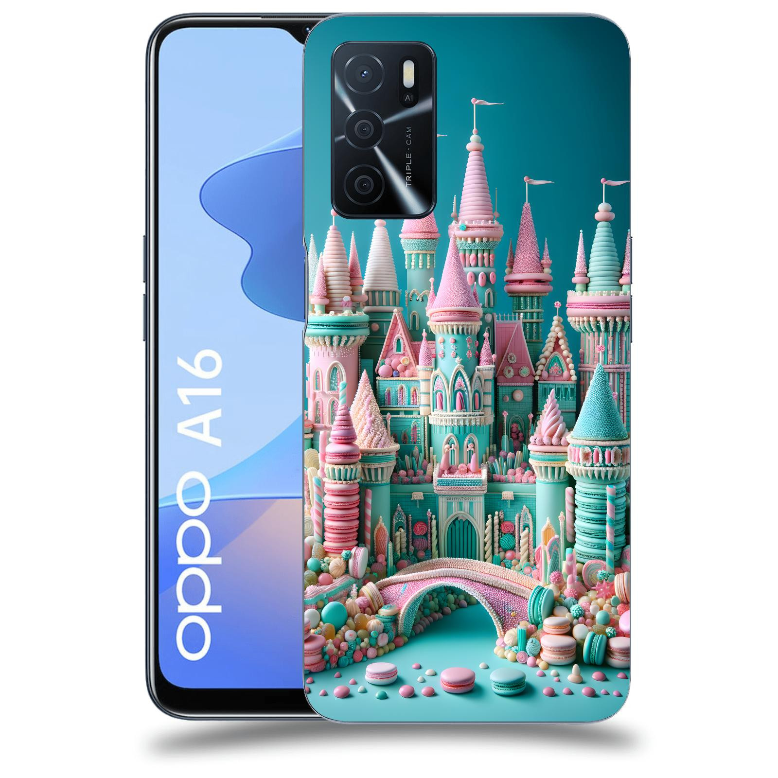 ACOVER Kryt na mobil OPPO A16 - Candy castle 2