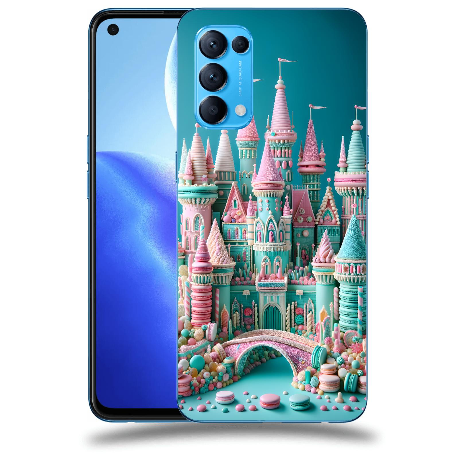 ACOVER Kryt na mobil OPPO Reno 5 5G - Candy castle 2