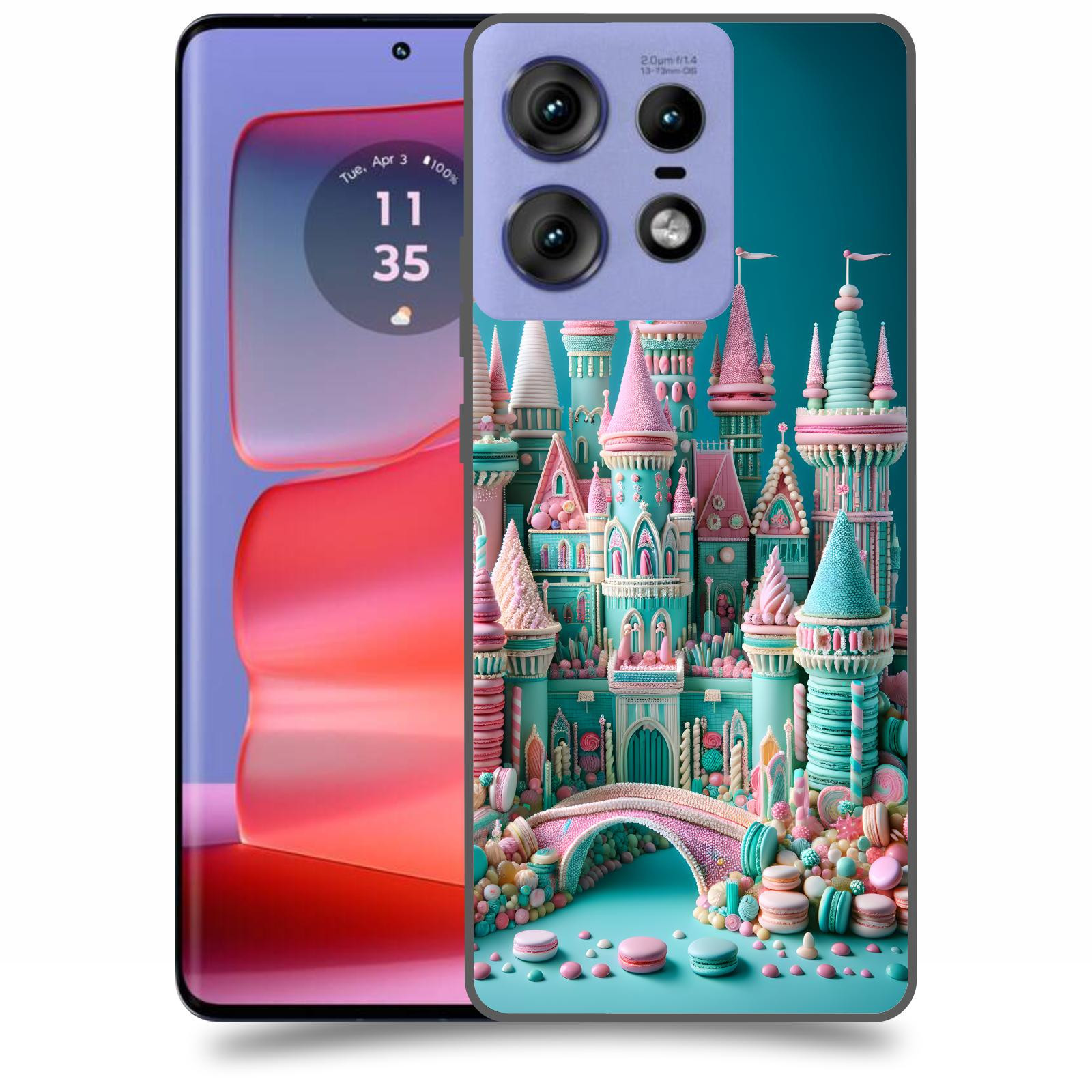 ACOVER Kryt na mobil Motorola Edge 50 Pro - Candy castle 2