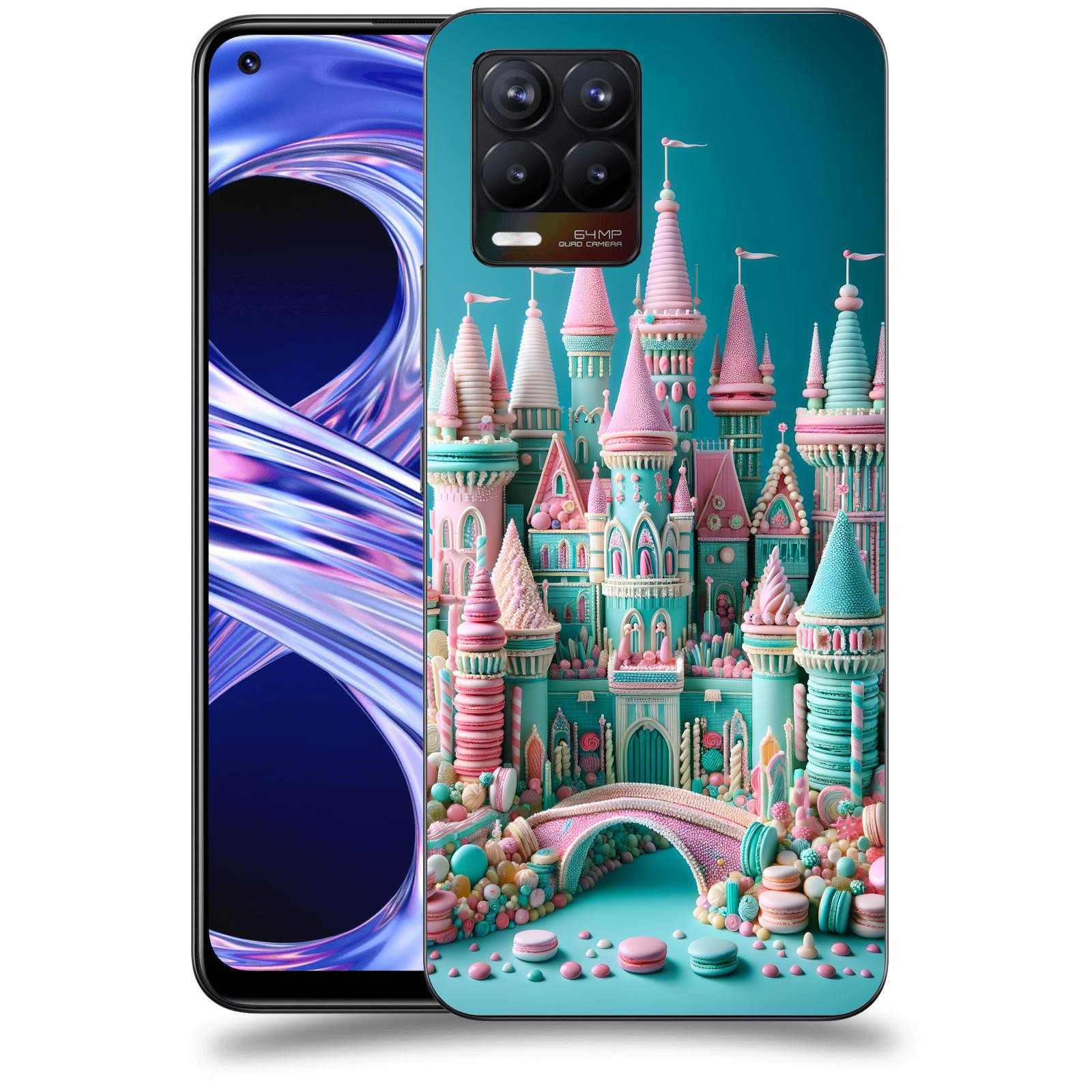 ACOVER Kryt na mobil Realme 8 - Candy castle 2
